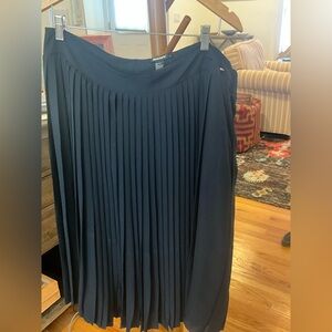 DKNY Midnight Blue Pleated Skirt